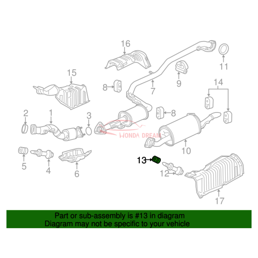 SPRG FLEX JOINT (18230-SA0-930) - 2