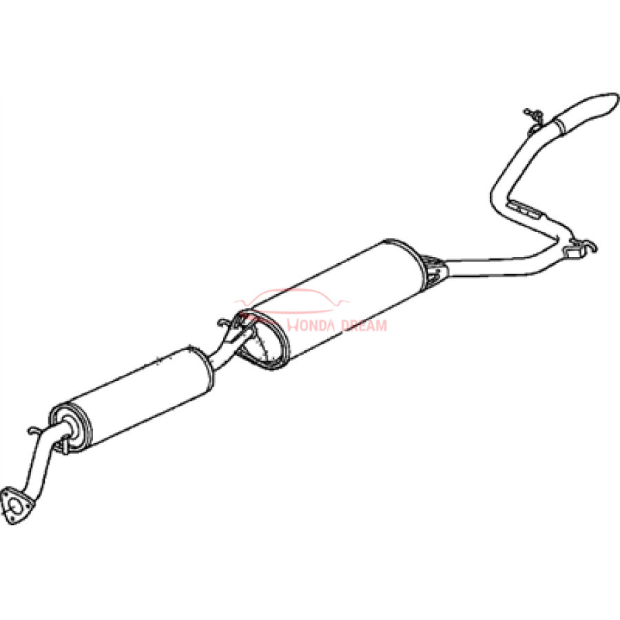 Muffler, Exhaust (18307-SHJ-A02) - 1