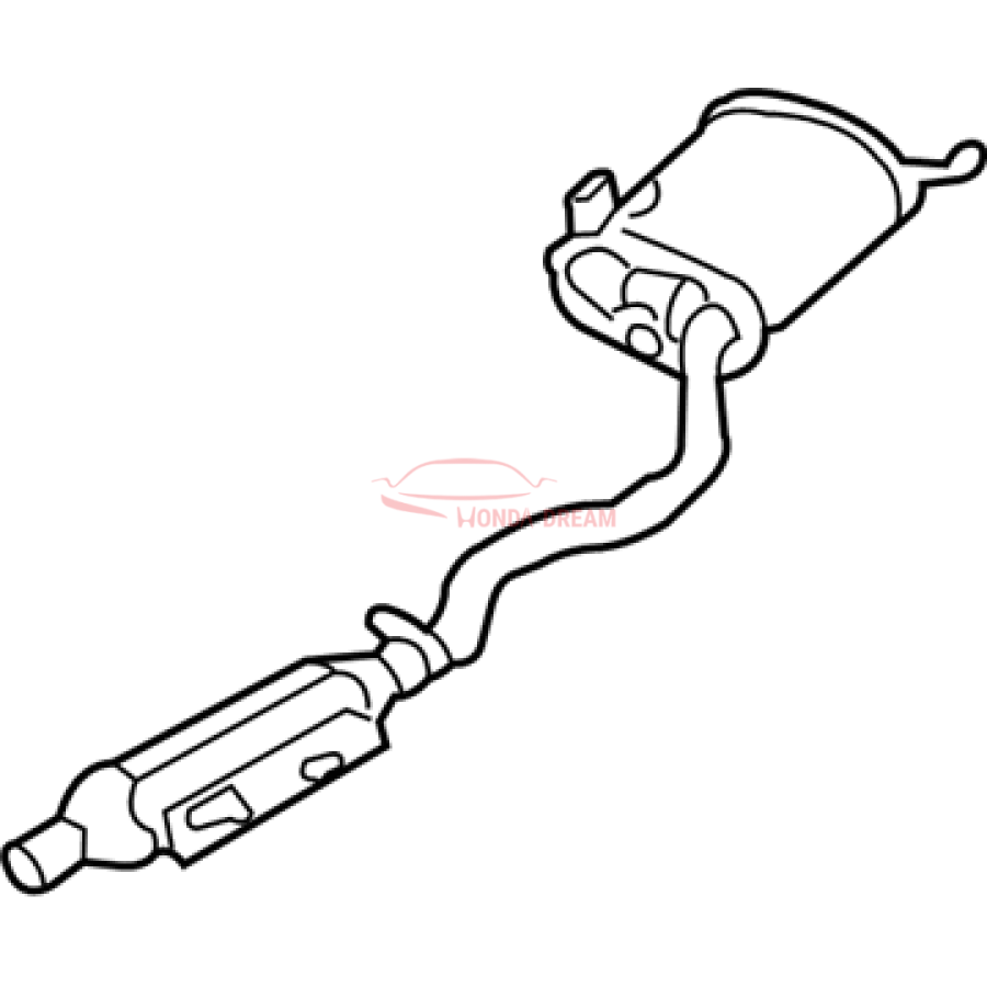 Muffler, Exhaust (18307-SJA-E01) - 1