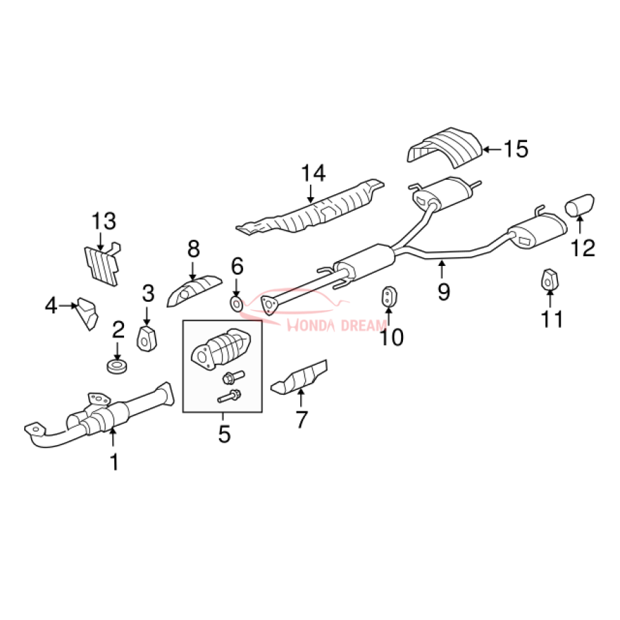 Muffler, Exhaust (18307-SZA-A02) - 2