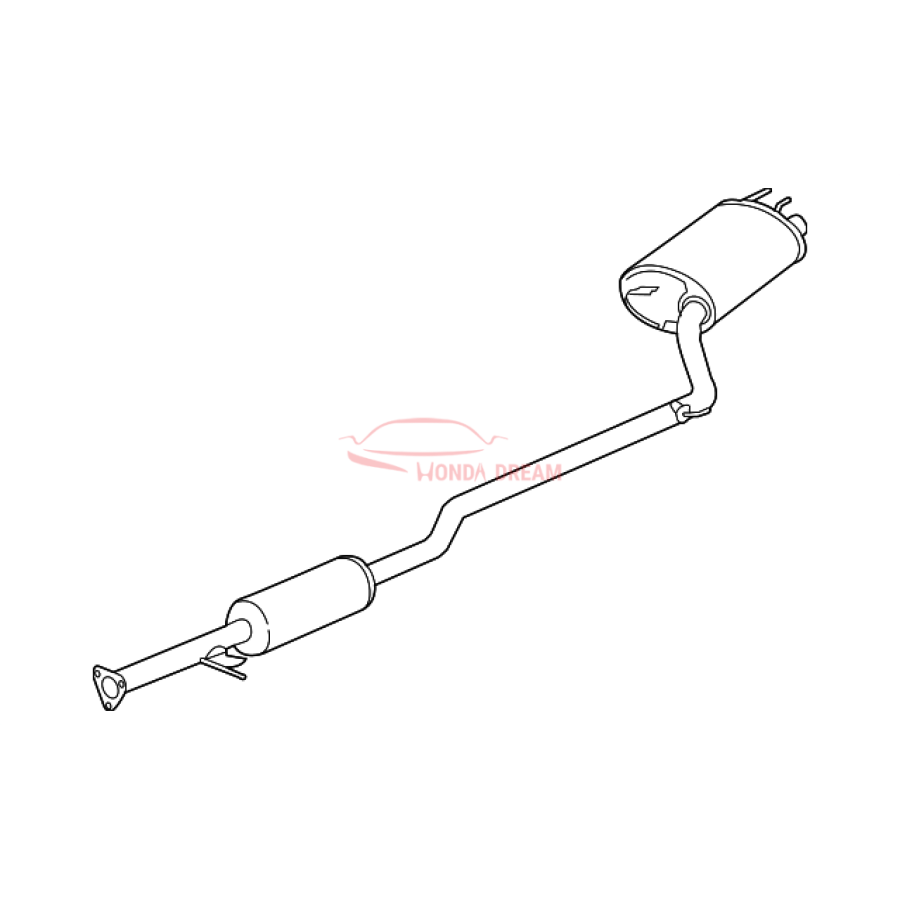 Muffler, Exhaust (18307-T2F-A01) - 1