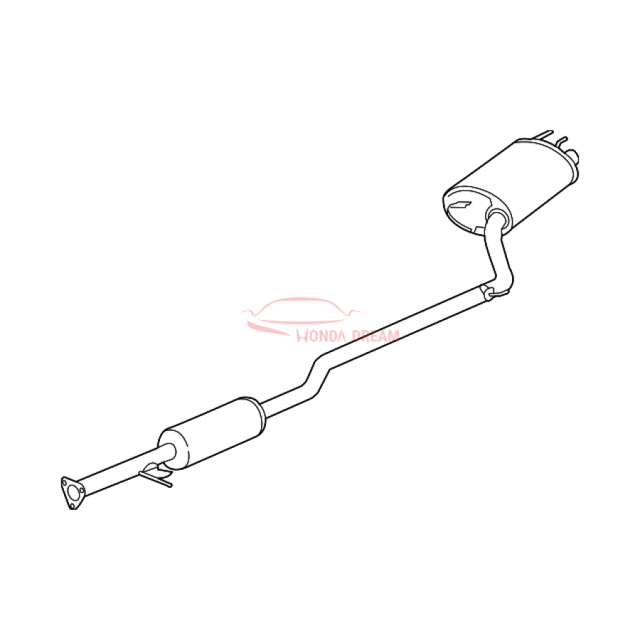 Muffler, Exhaust (18307-T3Z-A01) - 1