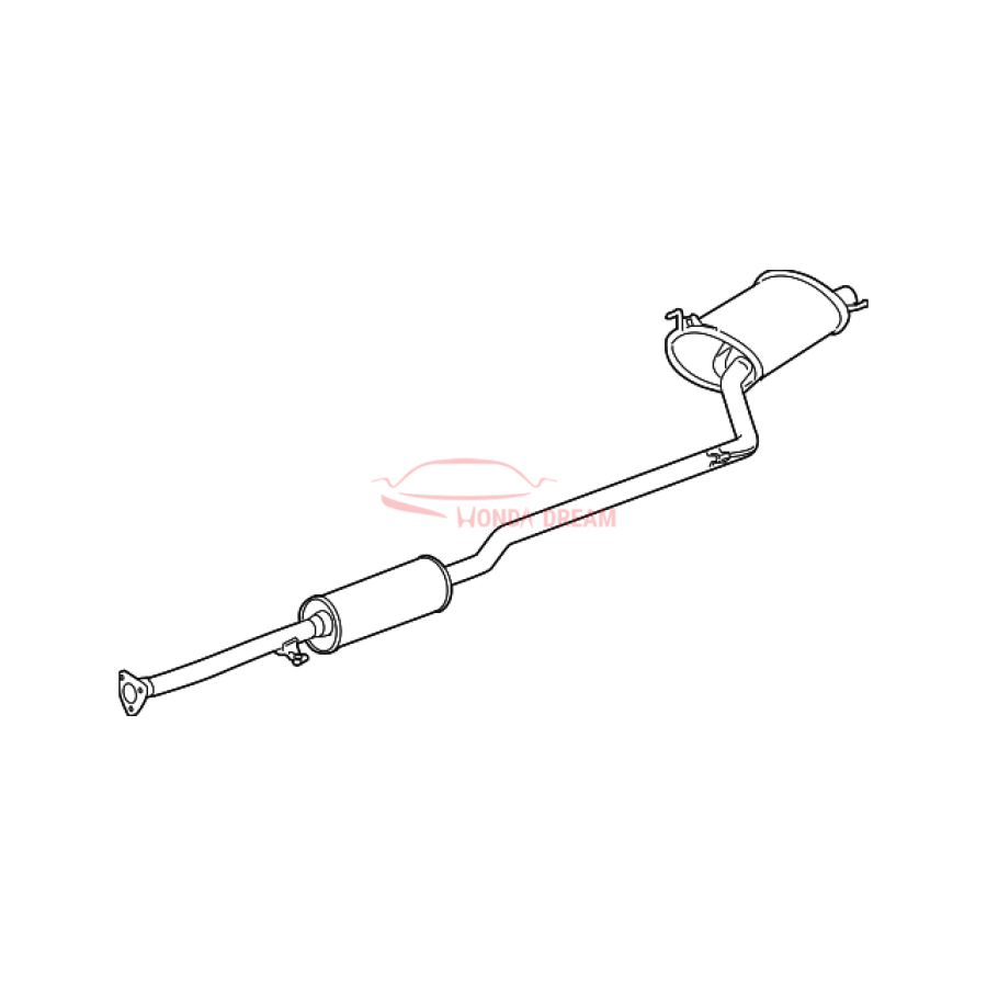 Muffler, Exhaust (18307-TA5-A01) - 1