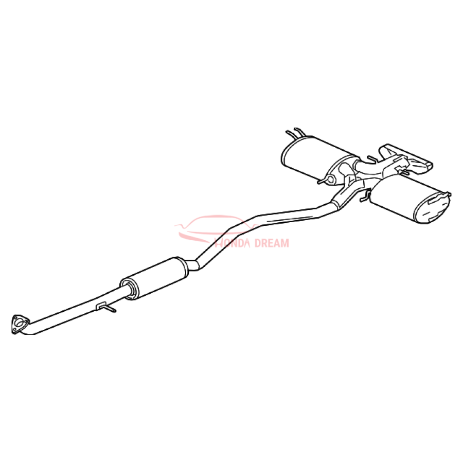 Muffler, Exhaust (18307-TBF-A03) - 1