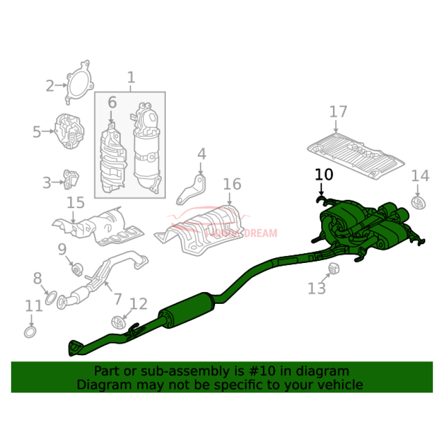 Muffler, Exhaust (18307-TGG-326) - 3