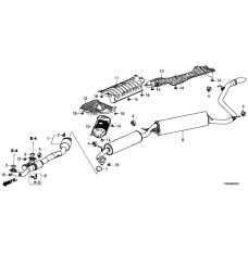 Muffler, Exhaust (18307-THR-A02)