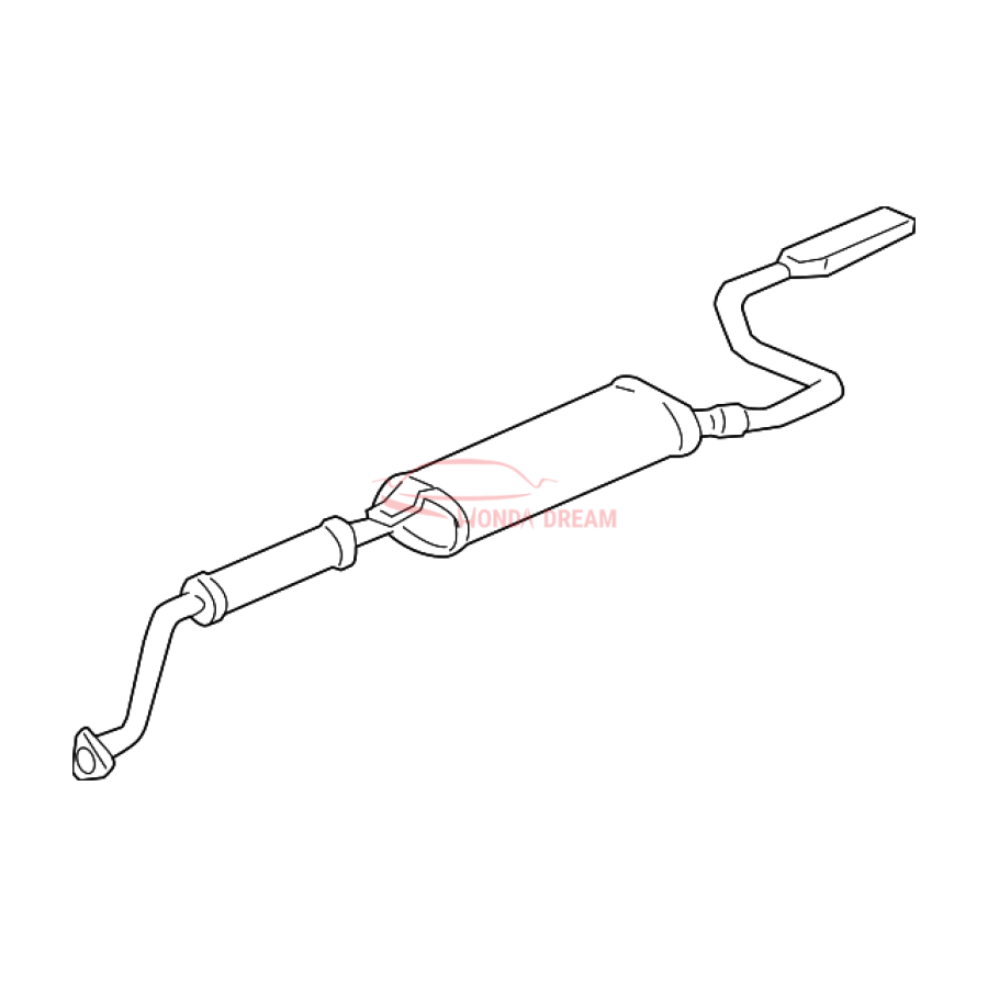 Muffler, Exhaust (18307-TK8-A03) - 1