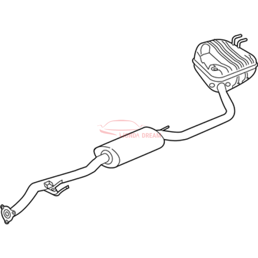 Muffler, Exhaust (18307-TLC-A02) - 1