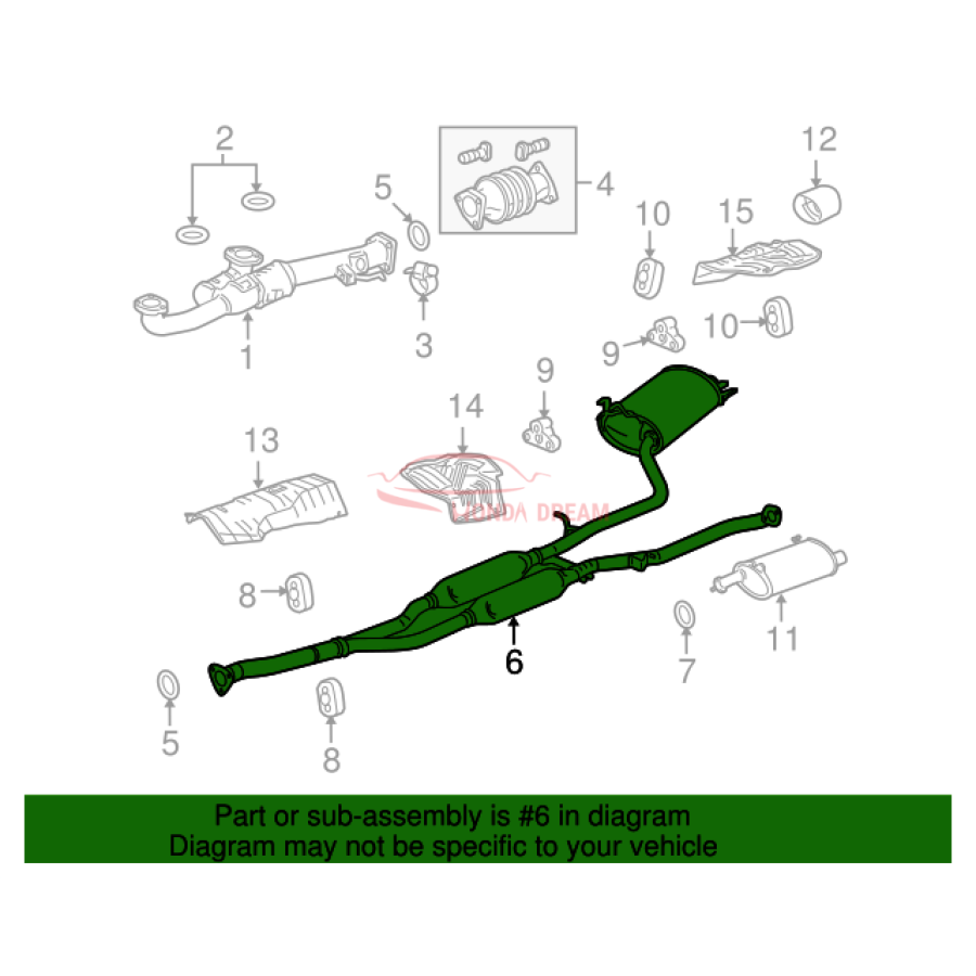 Muffler, Exhaust (18307-TP7-A11) - 2