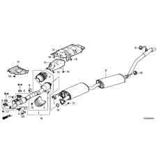 Muffler, Exhaust (18307-TZ5-A02)