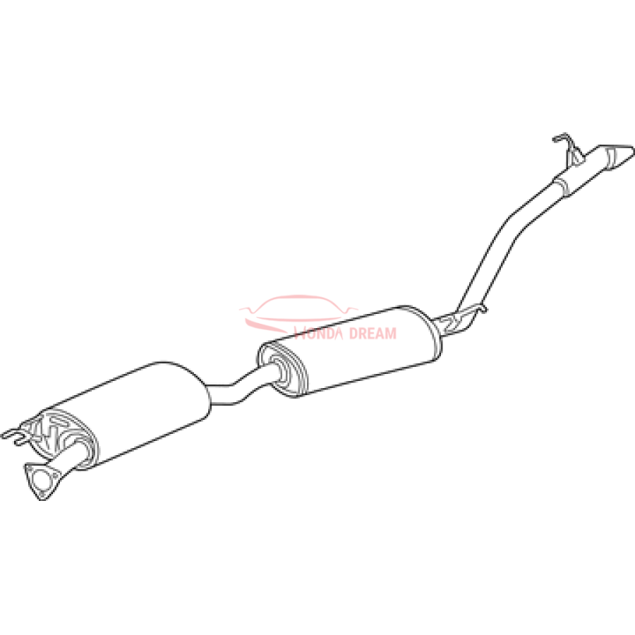 Muffler, Exhaust (18307-TZ5-A02) - 2