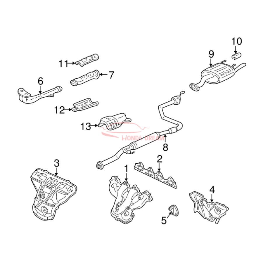 FINISHER EXHAUST (18310-ST7-J60) - 2