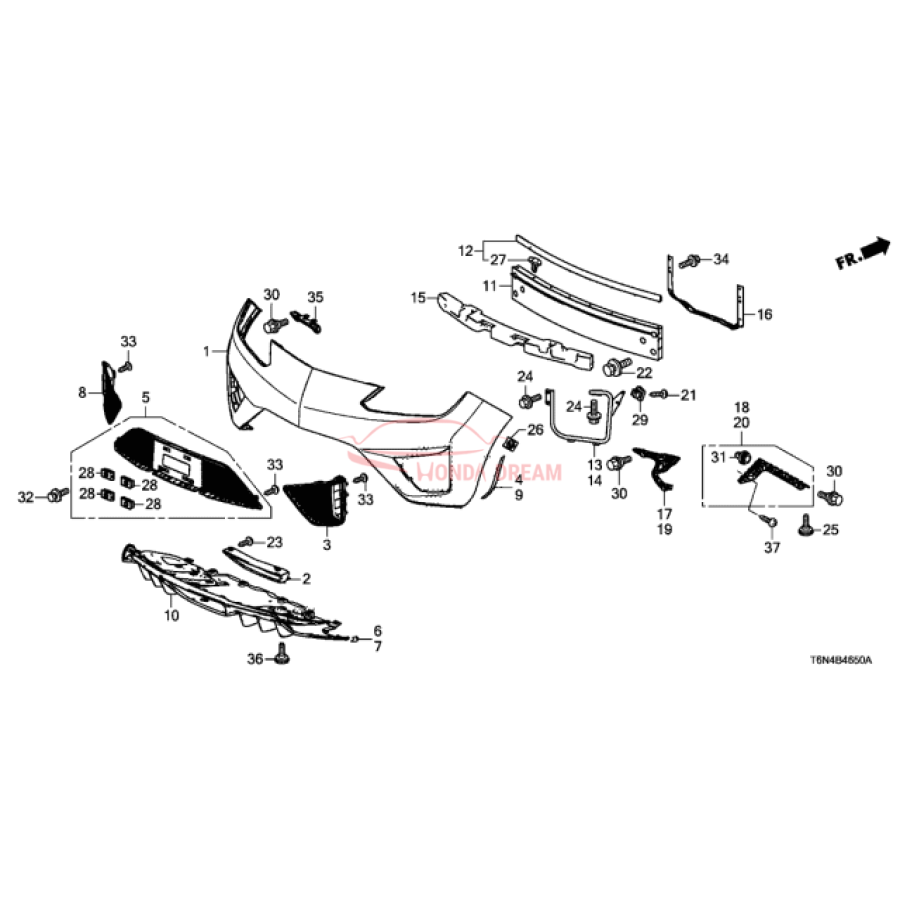 FINISHER,EXHAUST (18310-T6N-A11) - 1