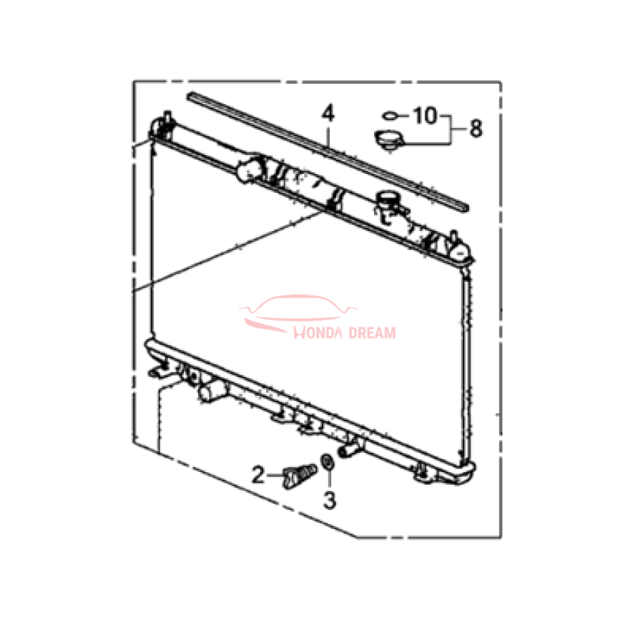 RADIATOR COMP (19010-5A2-A02) - 2