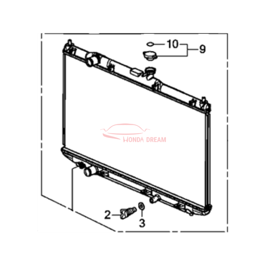 RADIATOR COMP (19010-5K0-A01) - 2