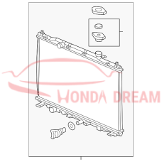 RADIATOR COMP (19010-5LA-A51) - 4