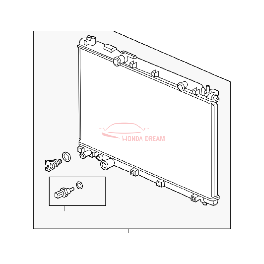 RADIATOR COMP (19010-5PA-A01) - 1