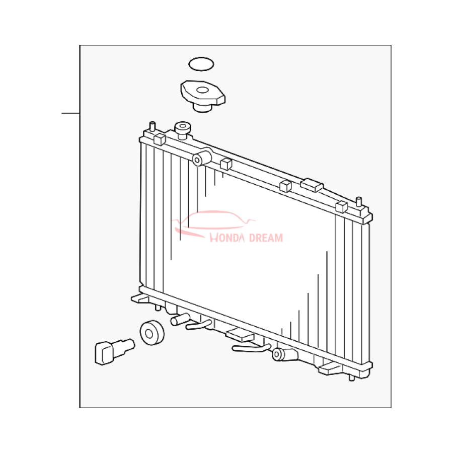 RADIATOR COMP (19010-5R1-003) - 1