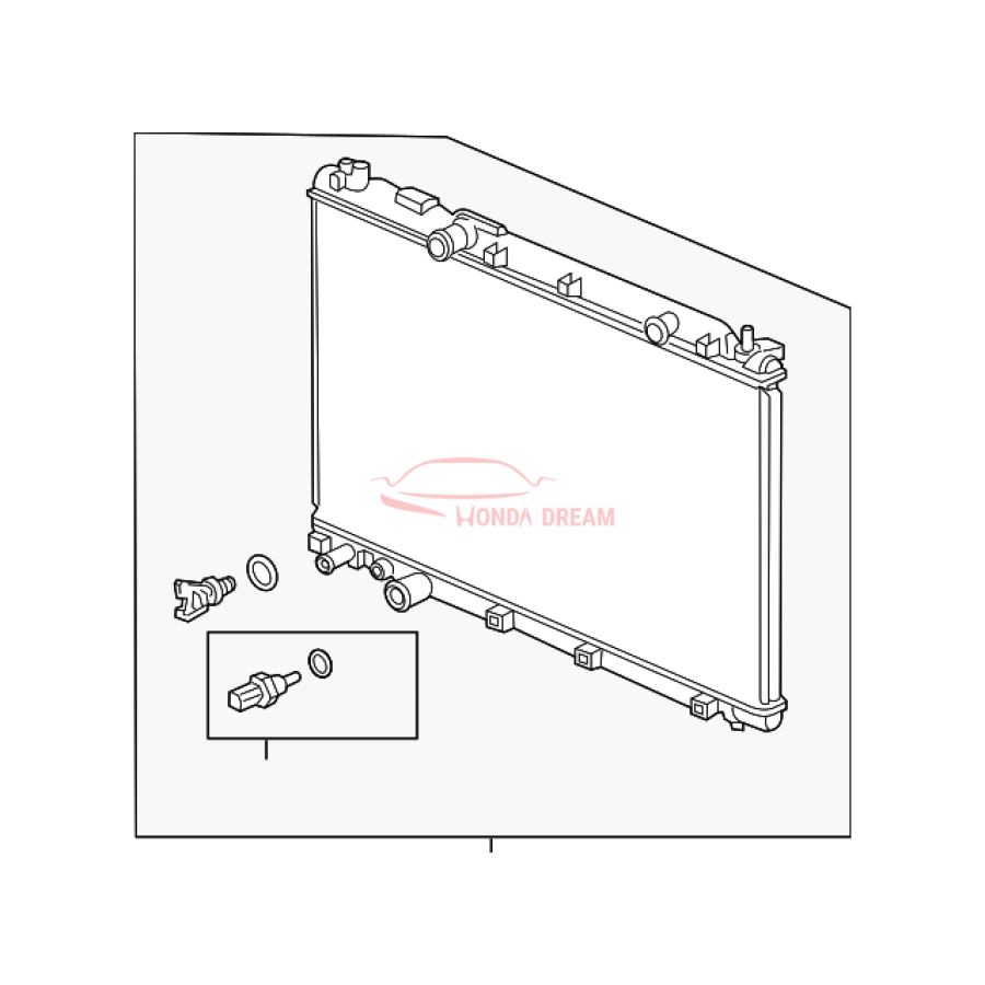 RADIATOR COMP (19010-5RD-A01) - 1