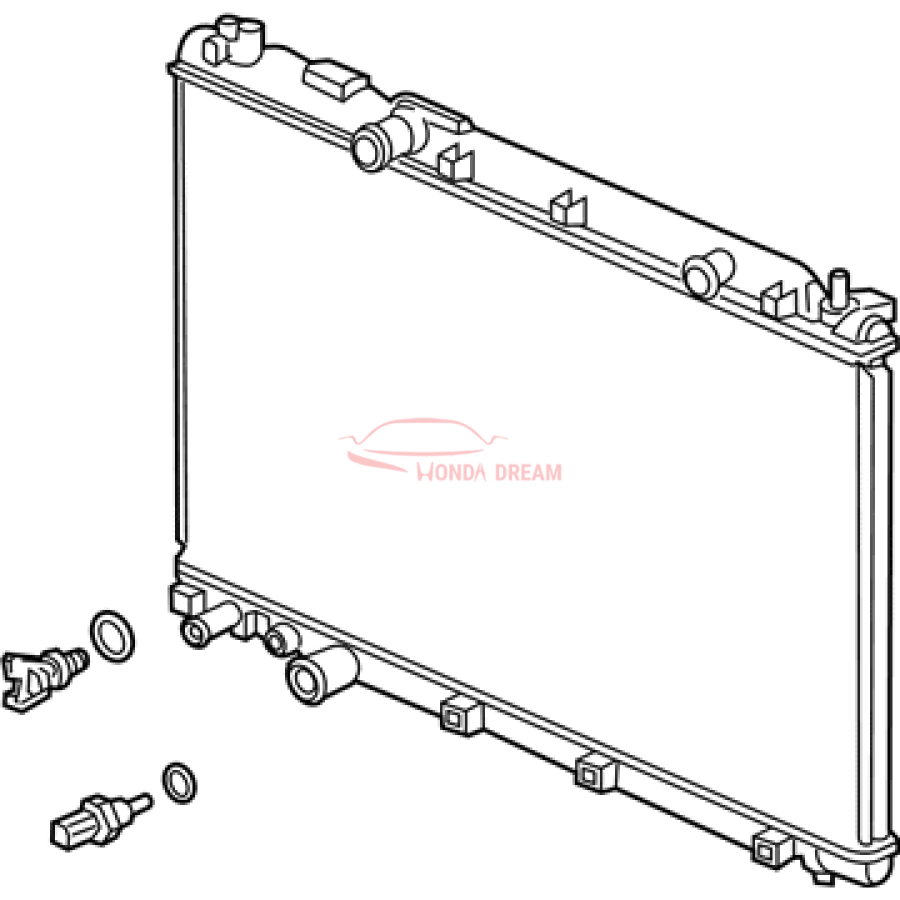 RADIATOR COMP (19010-5SJ-003) - 2