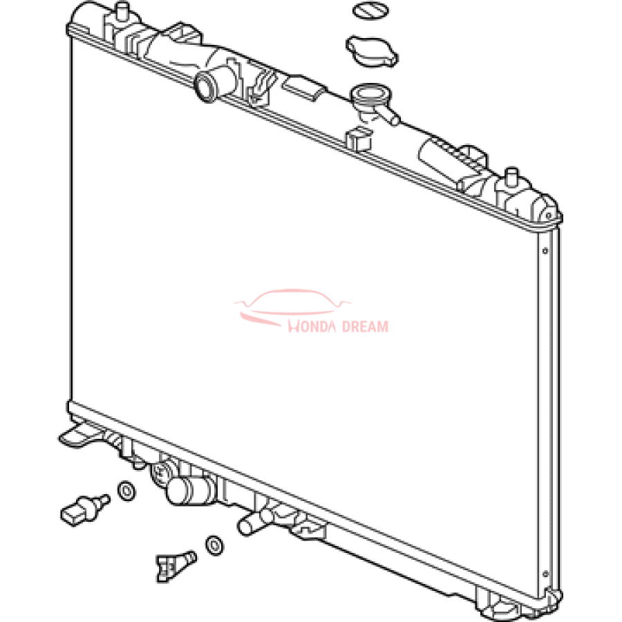 RADIATOR COMP (19010-5YF-A01) - 3