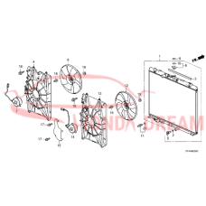 RADIATOR COMP (19010-61A-A01) - 3