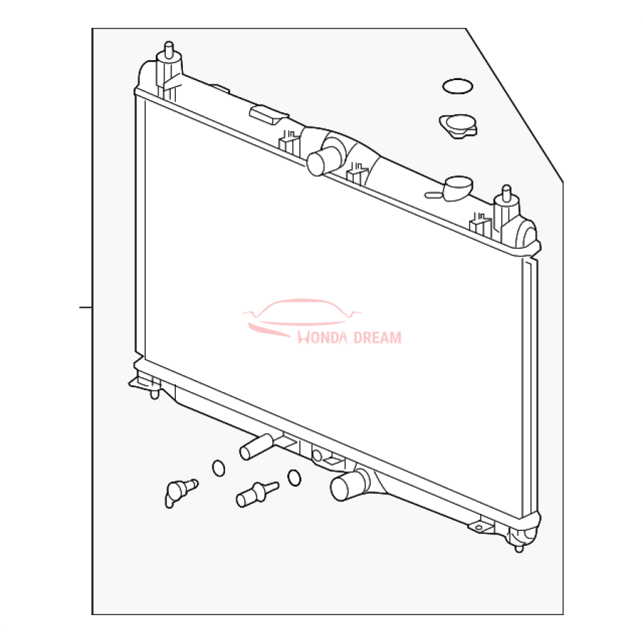 RADIATOR COMP (19010-6L2-A21) - 1