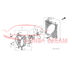 Радіатор системи охолодження двигуна (19010-P01-014) - 3
