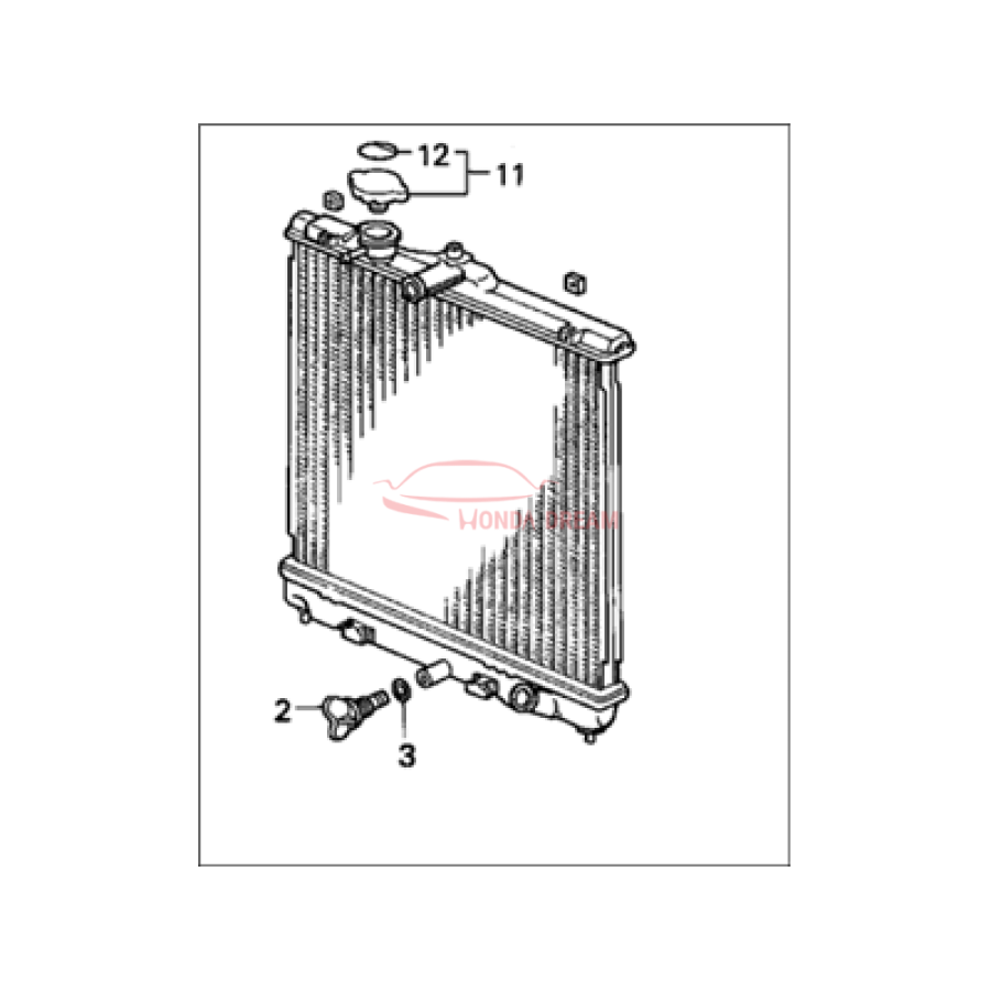 RADIATOR COMP.(TO (19010-P01-014) - 2