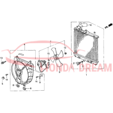 RADIATOR COMP.(TO (19010-P08-014) - 3