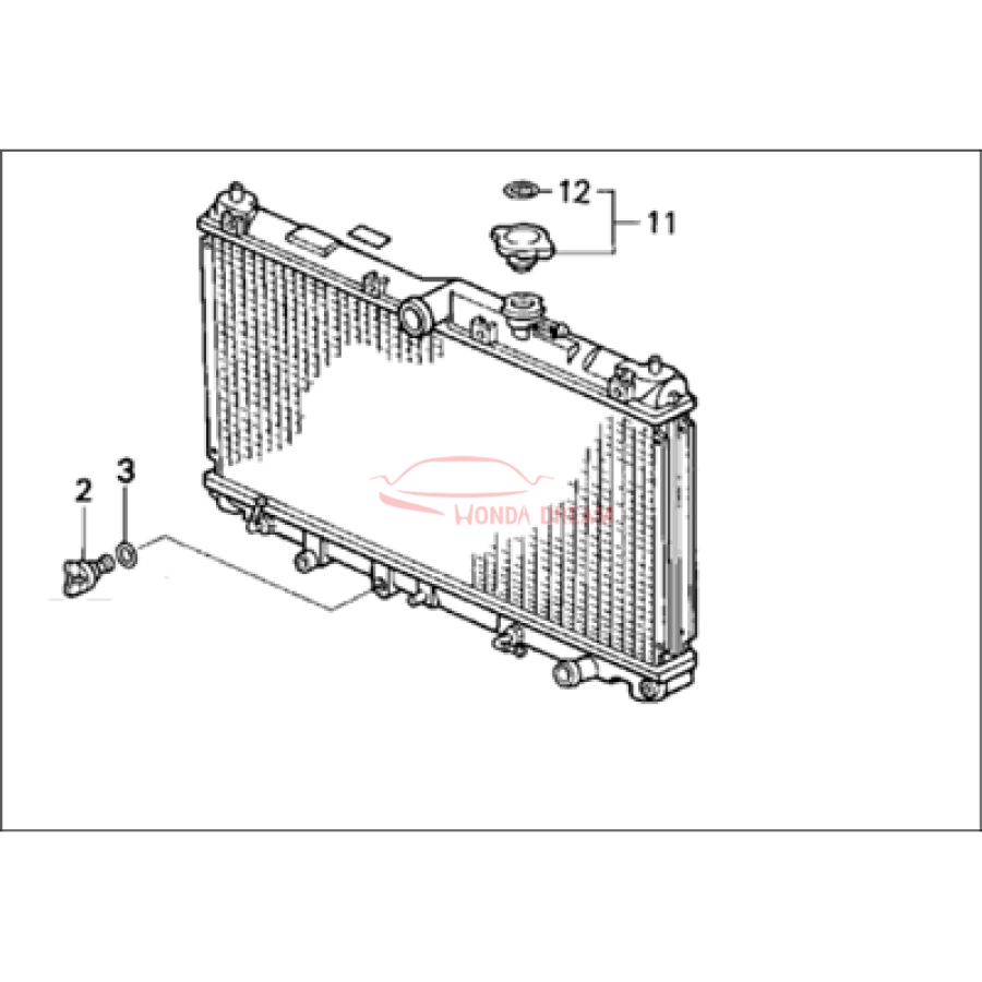 RADIATOR COMP (19010-P14-A03) - 2