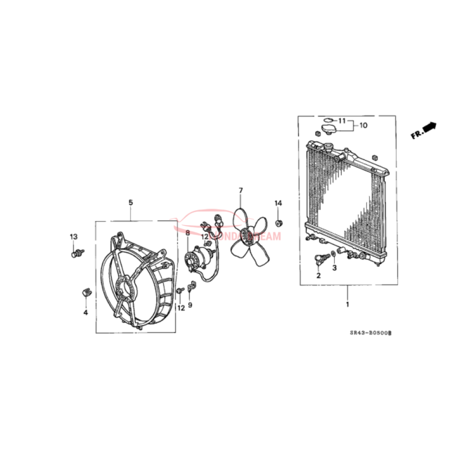 RADIATOR COMP.(ND (19010-P28-G52) - 1