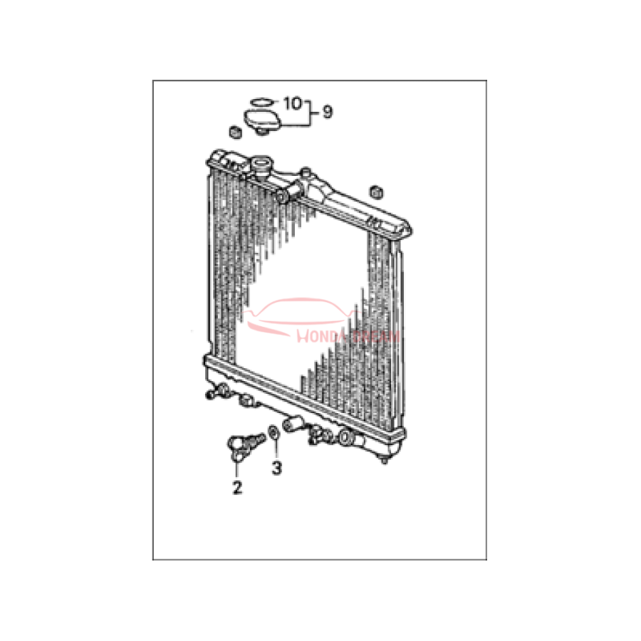 RADIATOR COMP.(ND (19010-P28-G52) - 2