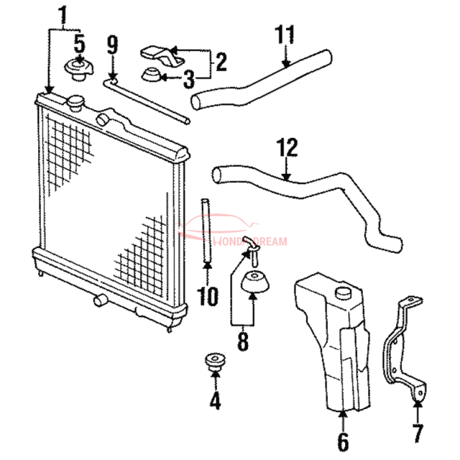 RADIATOR COMP (19010-P30-505) - 1