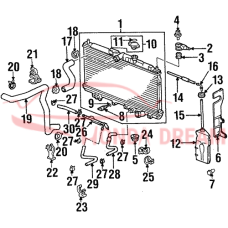 RADIATOR COMP (19010-P5M-903) - 3