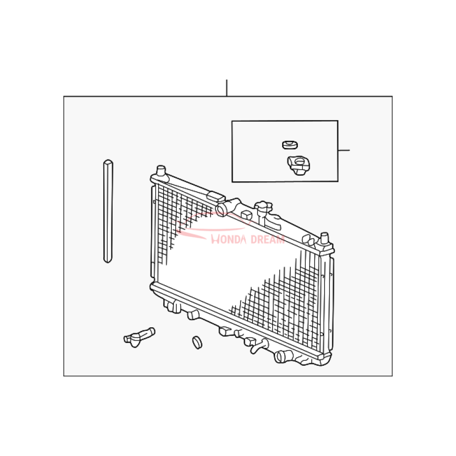 RADIATOR COMP (19010-PAA-A02) - 1