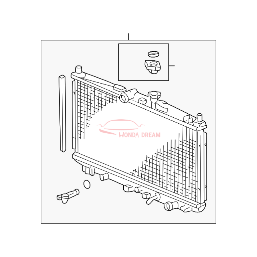 RADIATOR COMP (19010-PAA-Y52) - 1