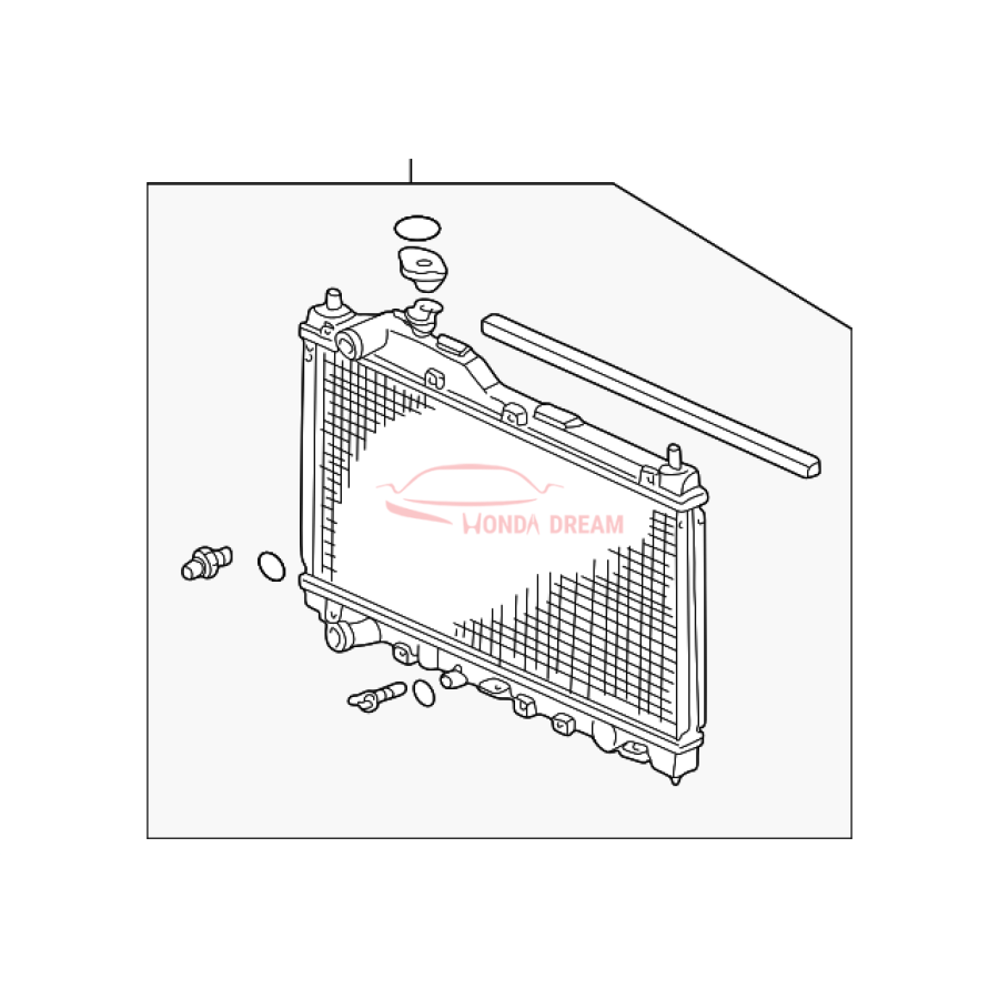 RADIATOR COMP (19010-PCX-013) - 1