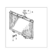 Радіатор системи охолодження двигуна (19010-PEA-901)