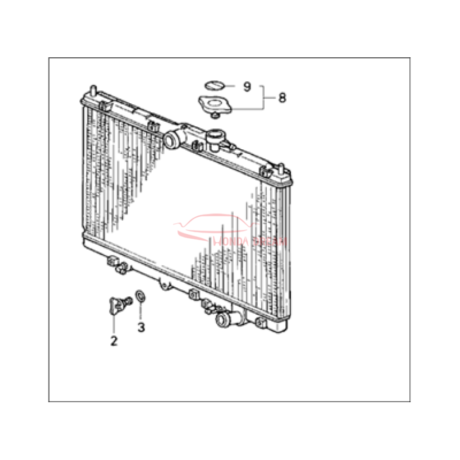 RADIATOR COMP (19010-PEA-901) - 1