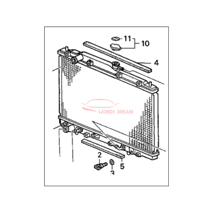 RADIATOR COMP (19010-PGK-A51) - 1