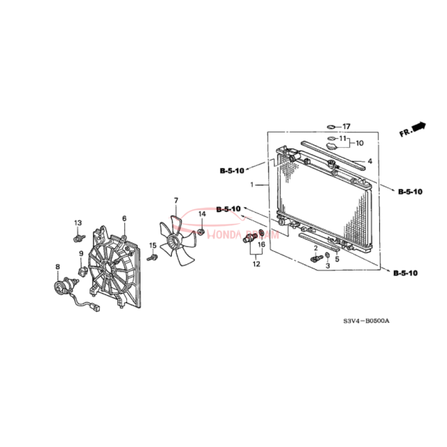 RADIATOR COMP (19010-PGK-A51) - 2