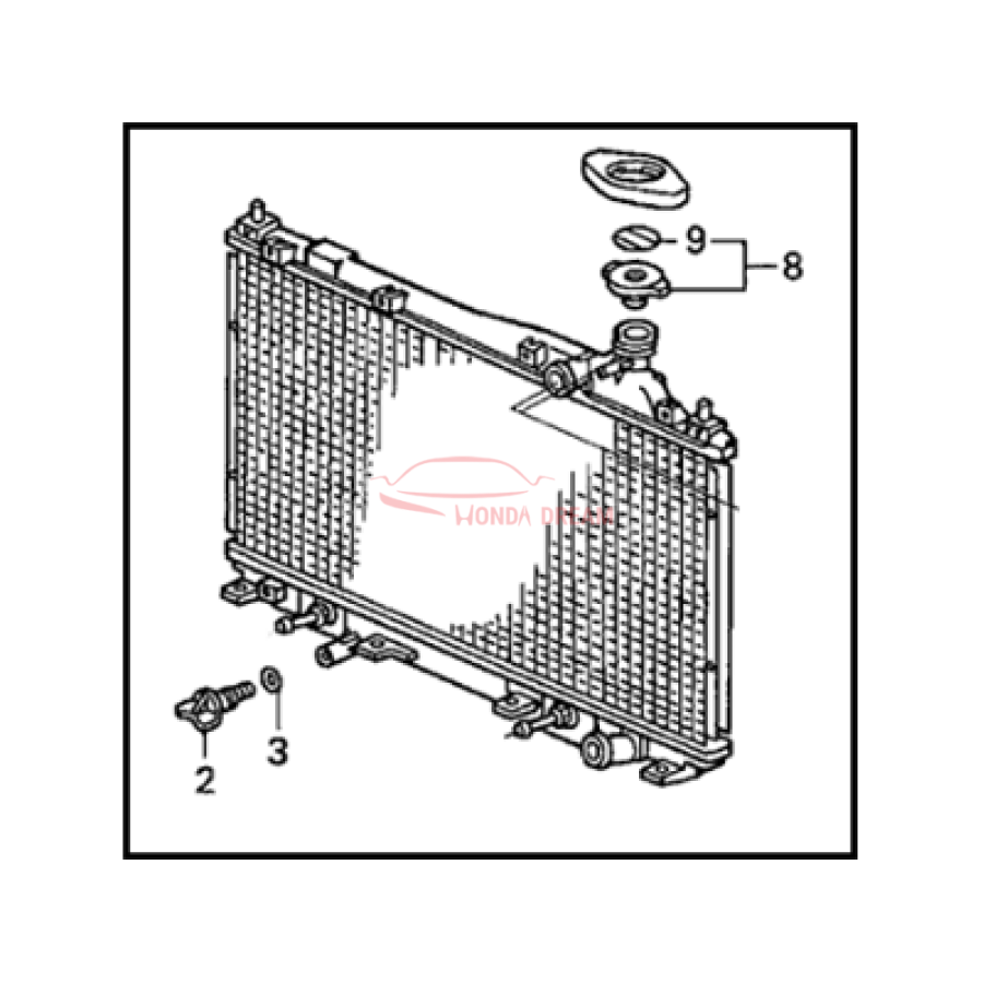 RADIATOR COMP (19010-PMM-A01) - 1