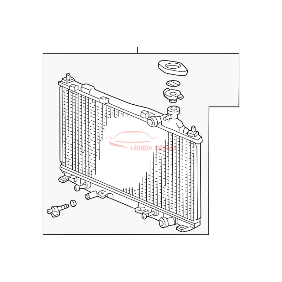 RADIATOR COMP (19010-PMM-A02) - 1