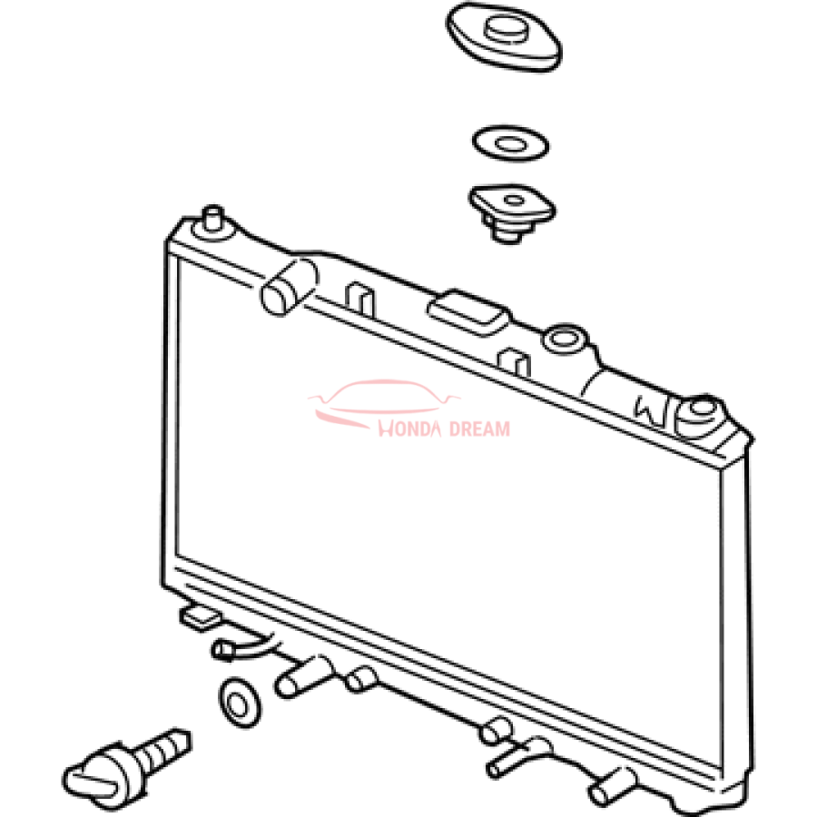 RADIATOR COMP (19010-PND-003) - 2