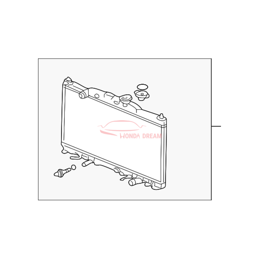 RADIATOR COMP (19010-PPL-A01) - 1