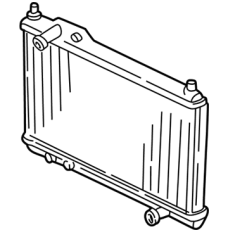 Радіатор системи охолодження двигуна (19010-PR7-A04)