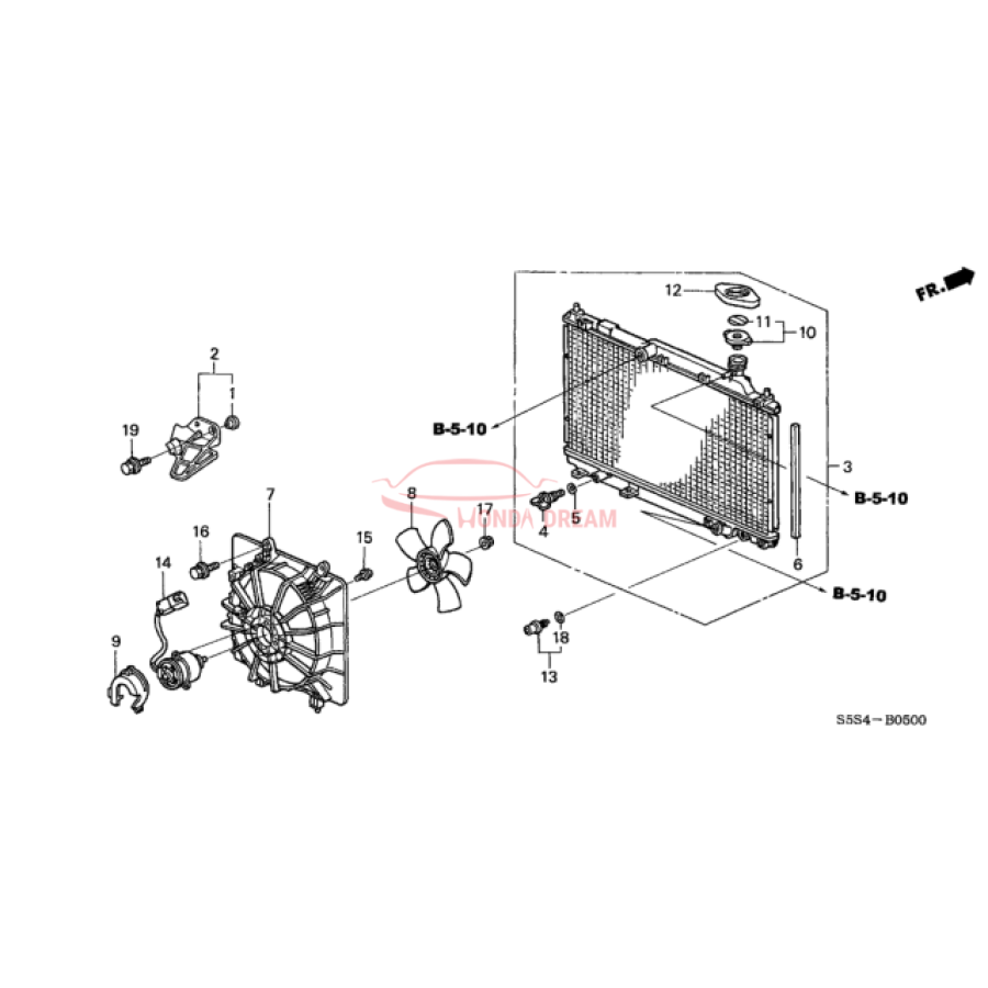 RADIATOR COMP (19010-PRA-003) - 1