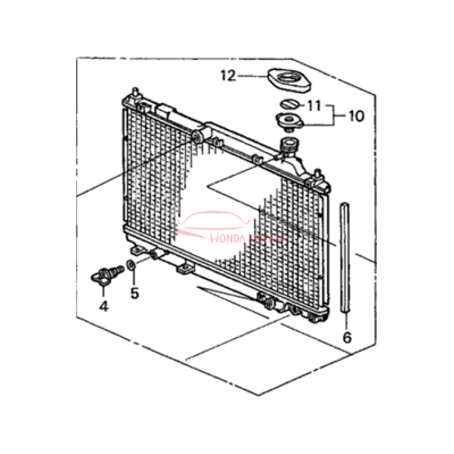 RADIATOR COMP (19010-PRA-003) - 2