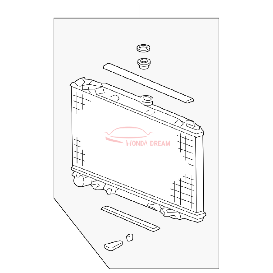 RADIATOR COMP (19010-PVJ-A52) - 1